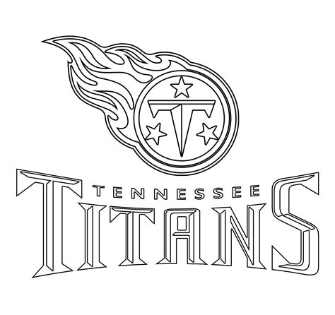 Tennessee Titans Football Coloring Pages Coloring Pages