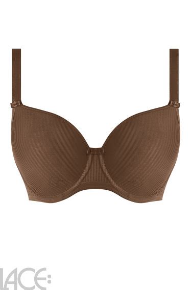 Freya Lingerie Idol T Shirt Beha E J Cup Coffee Roast Lace Lingerie Nl