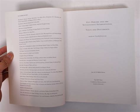 Guy Debord and the Situationist International | Tom McDonough, ed