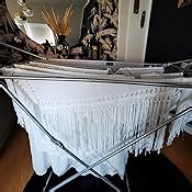 CUPSHE Damen Bikini Cover Up Strandkleid Asymmetrische Fransen Häkelmuster Sommer Sexy