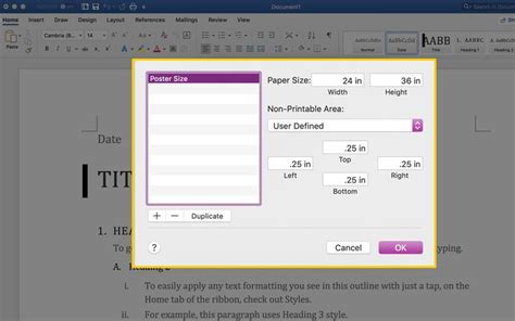 How To Change The Paper Size In Word