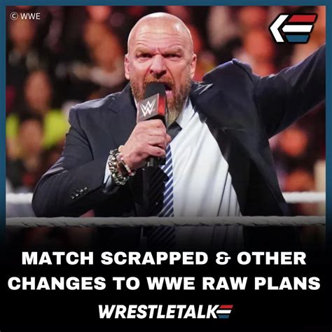 Wrestletalk News On Twitter A Match That Was Scrapped From Last Night