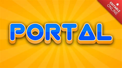 Portal Best Price Text Effect Generator