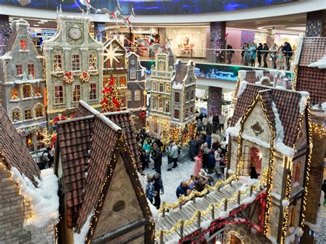Minsk Belarus January 7 2023 Christmas Interior Of The Danamol