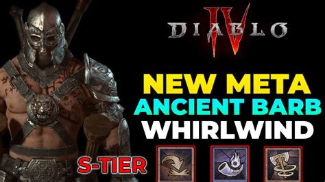 NEW META Whirlwind Barbarian Build Season 4 Diablo 4 YouTube