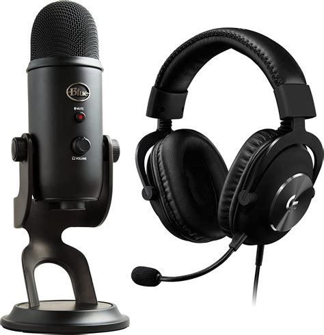 Logitech G Pro X Gaming Headset 2nd Gen Blue Yeti Usb Mic For Pcmac Recording And Streaming In