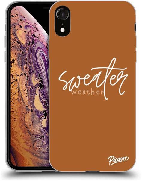 Silikonowe Prze Roczyste Etui Na Apple Iphone Xr Sweater Weather