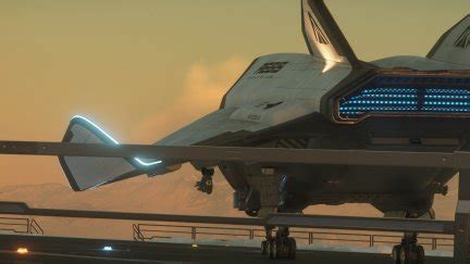 Star Citizen Avenger Titan Spaceship Landing Pad Screen Shot New