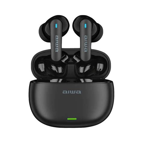 Aiwa In Ear Gelstem True Wireless Earbuds Anc Black Online Kg