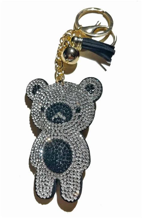 Rhinestone Teddy Bear Keychain Deals Bellvalefarms