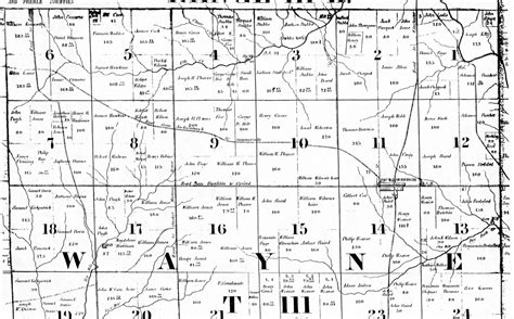 McBRIDE S 1836 Butler County Township Maps