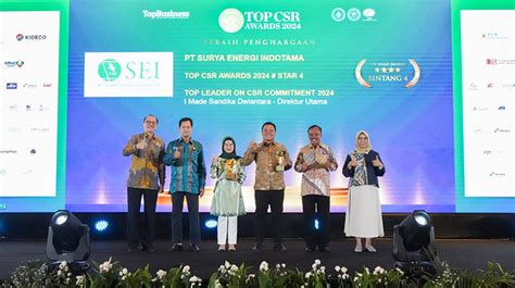 Sukses Jalankan Program Csr Sei Raih Juara Dalam Ajang Penghargaan Csr