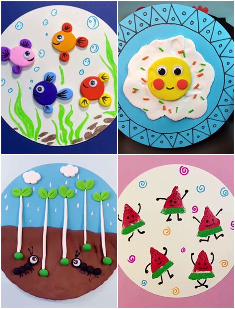 Cute Clay Craft Ideas for Kids - Simple Tutorial | school, tutorial