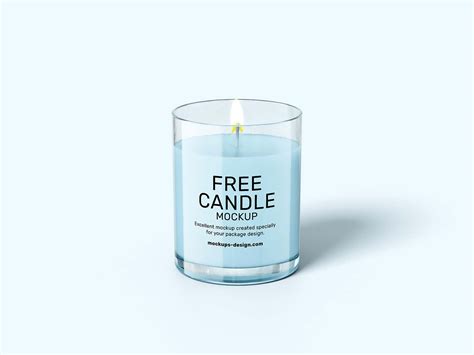 Free Scented Candle Jar Mockup Set Free Package Mockups