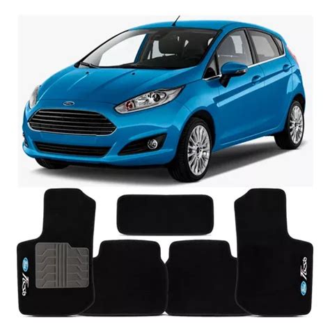 Tapete New Fiesta A Jogo Automotivo Carpete Preto Frete Gr Tis