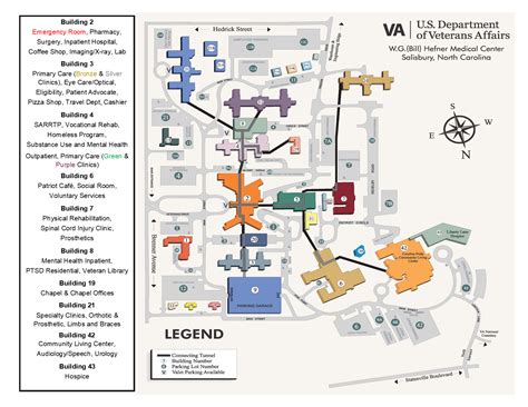 Va Hospital Salisbury Nc Map - Map