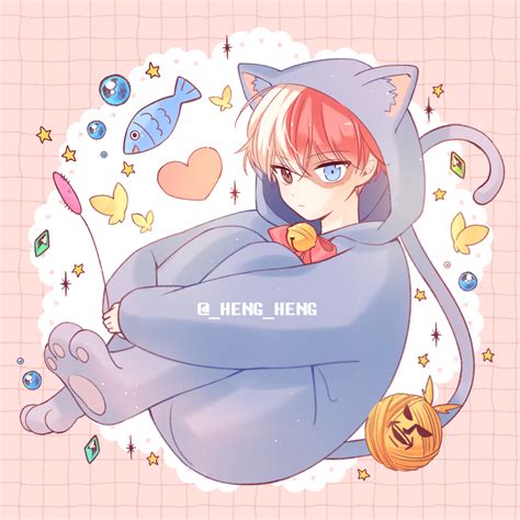 View 25 Todoroki Fanart Cute Cat Birjekwasula