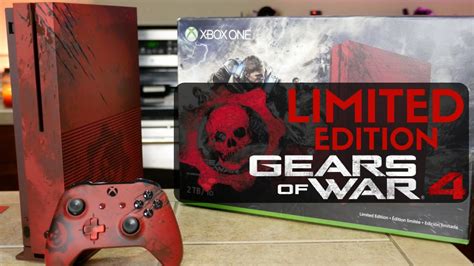 Xbox One S Gears Of War Edition Unboxing Overview Youtube