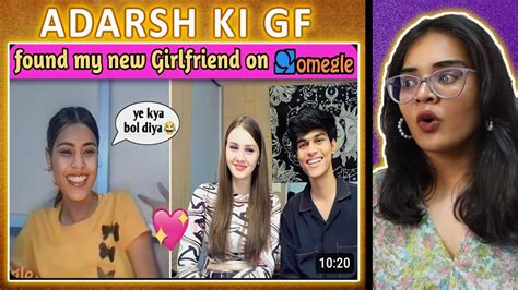 I Found My New Girlfriend On Omegle 😍 Reaction Omegle Adarshuc