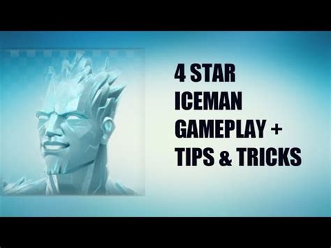 4 Star Iceman Gameplay Tips And Tricks Marvel Contest Of Champions