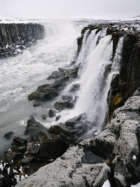 Iceland Waterfall By Stocksy Contributor Martin Matej Stocksy