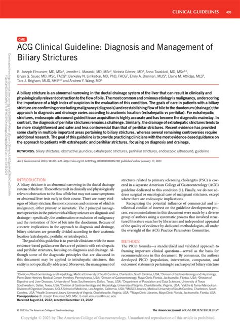 Acg Clinical Guideline Diagnosis And Management14 Pdf