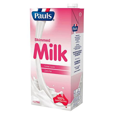 Pauls Uht Fresh Skimmed Milk 1l Kaiser Foods