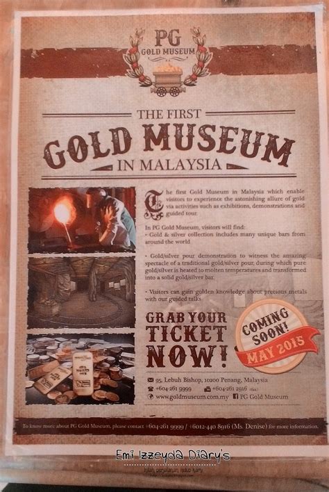 Tarikan Baru Di Pulau Pinang PG Gold Museum