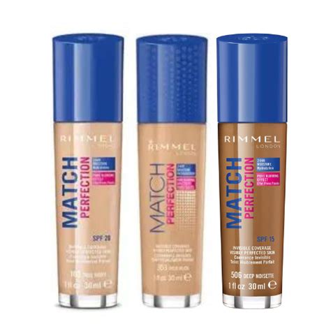 Rimmel Match Perfection Foundation Ml Pc Options