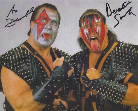 Demolition WWE dual signed 8x10 photo - Fanboy Expo Store