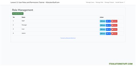 Laravel 11 User Roles And Permissions Tutorial ItSolutionStuff