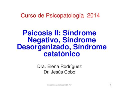 Pdf Psicopatolog A Del S Ndrome Negativo Alteraciones Del Lenguaje