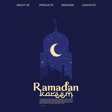 Ramadan Kareem Vector Design For Banner Card Poster Social Media