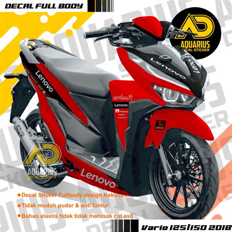 Jual Decal Vario New Fullbody Sticker Variasi Honda Vario