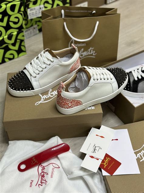 Adidasi Tenesi Christian Louboutin Piele Naturala Full Box Bucuresti