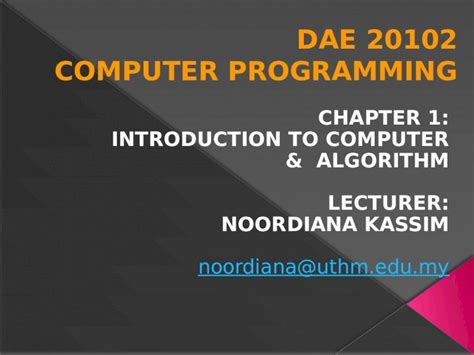 Pptx Chapter Introduction To Computer And Programming Dokumen Tips