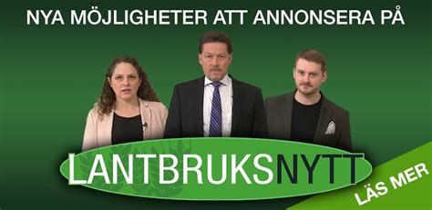 Vill Du Synas I Lantbruksnytt