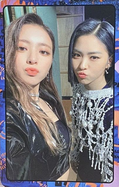 Itzy Unit Photocard Ryujin And Yuna Itzy Photocard Photo Cards