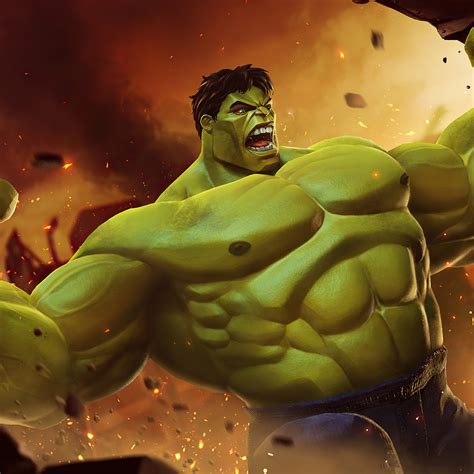 2048x2048 Hulk Marvel Contest Of Champions Ipad Air Hd 4k Wallpapers Images Backgrounds