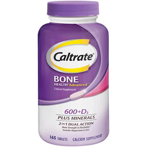 Caltrate 600 D3 Plus Minerals And Calcium Supplement Tablets Shop Minerals At H E B