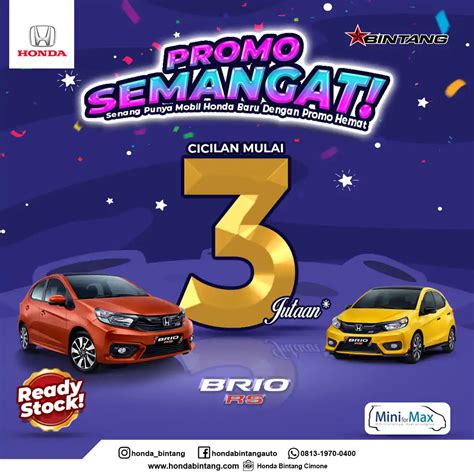 Promo September Ceria 2022 Honda Bintang Cimone