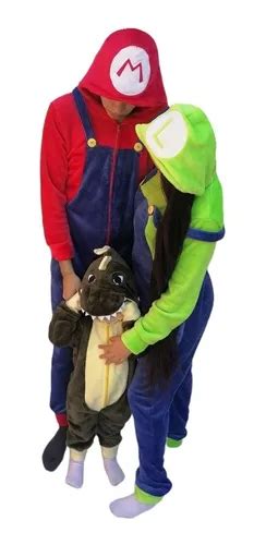 Mario Bross Pijama Mameluco Kigurumi Hombre Mujer Env O Gratis