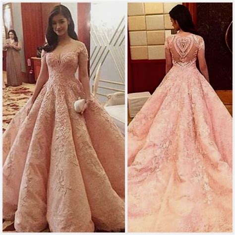 Pink Quinceanera Dressoff The Shoulder Floral Ball Gown Sweet Dress