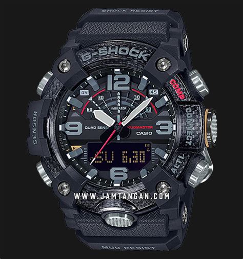 Casio G Shock Mudmaster Gg B100 1adr Carbon Core Guard Black Resin Band