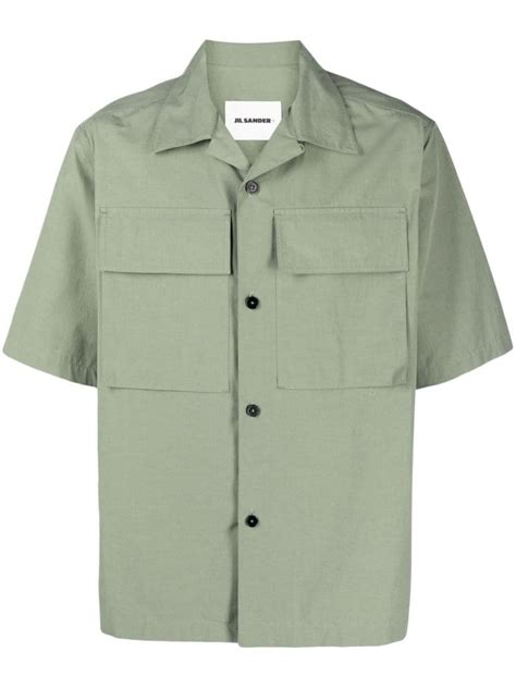 Jil Sander Short Sleeve Cotton Shirt Farfetch