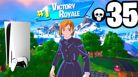 Nobara Kugisaki Skin Gameplay 35 Kill Zero Build Solo Squad Win In