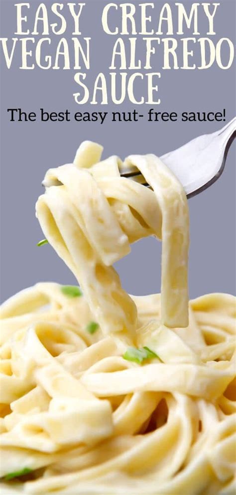 A Super Easy Recipe For Vegan Alfredo Sauce Recipe Made From Coconut