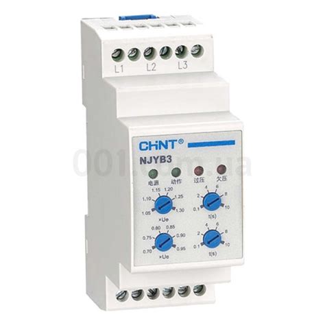 Реле контроля фаз NJYB3-8 3-фазное 380В AC CHINT (697027) купить в ...