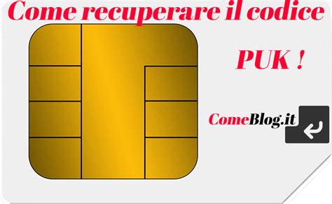 Come Recuperare Codice Puk Tim Vodafone Tre Wind