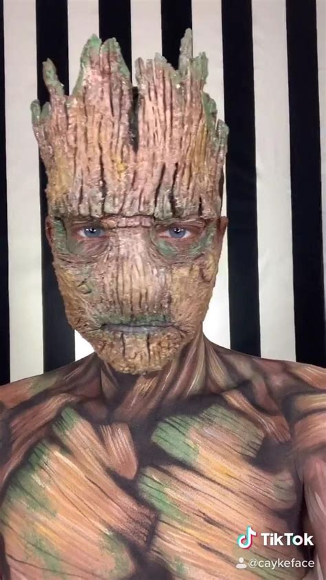 Groot Makeup Video Disney Makeup Halloween Makeup Scary